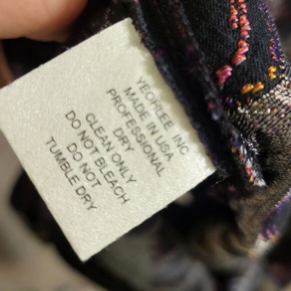 Yeohlee New York Vintage Gorgeous Silk Blend Floral Pencil Skirt, Size 8 - Picture 10 of 11